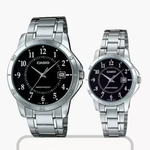 Casio Classic Black Couple Watch