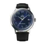 Orient Green Dial Leather Strap Watch