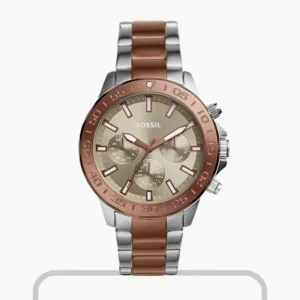 Fossil Dual Tone Gold Silver Men Watch
